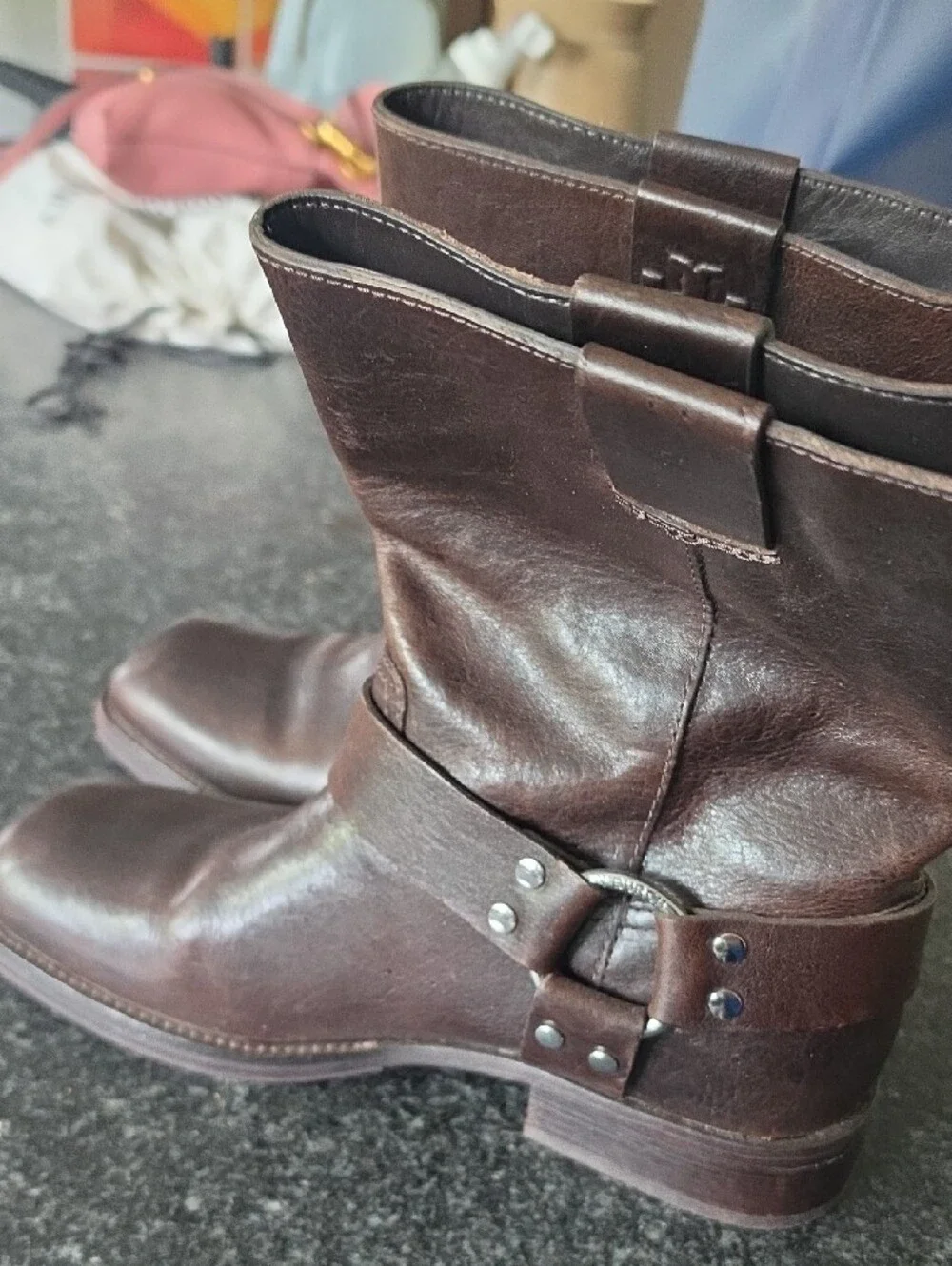 Tory Burch Women’s Leather Boots – Size 10